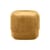 Pouf Circus Small tissu jaune / Ø 46 cm - Velours - Normann Copenhagen