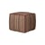Pouf d'extérieur Zahara Outdoor tissu orange - Ethnicraft