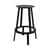 Tabouret haut pivotant Revolver métal noir / H 65 cm - Hay