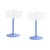 Tint Champagne cup glass blue / Set of 2 - Hay