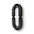 Zodiac Bumper Large Wall mirror ceramic black / Ceramic - L 55 x H 110 cm - Moustache