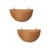 Wandablage Braided faser holz natur / 2er-Set - Rattan / L 45 x H 29 cm - Ferm Living