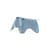 Décoration Eames Elephant RE (1945) bleu / Small - L 39 cm / Plastique recyclé - Vitra