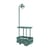 Desserte Jolly Trolley / Lampe sans fil recharge USB - 78 x 55 x H 200 cm - Fatboy