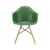 Fauteuil RE DAW - Eames Plastic Armchair / (1950) - Pieds bois clair / Recyclé - Vitra