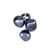 Melt Chandelier Mini Pendant plastic material grey / LED - Ø 54 x H 63 cm / Metallised polycarbonate (color change) - Tom Dixon
