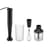 Plissé Plunge Mixer plastic material black / 500 W - With graduated Bowl, Mincer & Whisk - Alessi