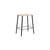 Sgabello Adam pelle beige / H 50 cm - Interno - Frama 