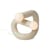 Tischleuchte Sphinx metall beige / Stahl & Glas - Axel Chay