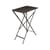 Table pliante Bistro métal marron / 57 x 37 cm - Acier / 2 personnes - Fermob