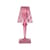 Lampe extérieur sans fil rechargeable Battery LED rose / Ø 12 x H 26 cm - Recyclé - Kartell