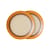 Piatto 70s ceramics ceramica multicolore / Set di 2 - Ø 27,5 cm - HK LIVING