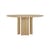 Tavolo rotondo Roller legno naturale / Ø 150 cm - 6 persone / Rovere massello - Ethnicraft