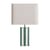 Lampada da tavolo Elysée tessuto legno verde / H 71 cm - RED Edition