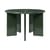 Deya Round table stone green / Ø 120 - Enamelled Concrete - Ferm Living