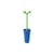 WC Bürste Merdolino plastikmaterial blau - Alessi