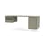 Bureau mural Workshop bois gris / L 140,7 x Prof. 46 cm - MONTANA
