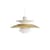 PH 5 Pendant white gold metal / Ø 50 cm - Louis Poulsen