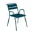Monceau Stackable armchair metal blue / Metal - Fermob