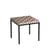 Table d'appoint Not a Harem - Cross tissu multicolore / 45 x 45 x H 40 cm - Coton imprimé - Moroso