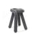 Tabouret rembourré Bold tissu gris - Moustache