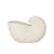Vase Shell céramique blanc / Coquillage - 31 x 15 x H 21 cm - Ferm Living