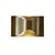 Respiro Small Wall light gold metal / L 23 cm - Metal - DCW éditions