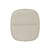 Accessoire  tissu beige blanc / Coussin assise - Pour fauteuil bas HiRay - Recyclé - Kartell