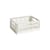 Colour Crate Basket plastic material white Medium / 26.5 x 34.5 cm - Recycled - Hay