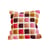 Cuscino Tetris Brown tessuto multicolore / 45 x 45 cm - Lana tessuta a mano - COLORTHERAPIS