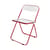 Plia Folding chair plastic material transparent / Giancarlo Piretti, 1967 - ANONIMA CASTELLI