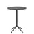 Still Café High table plastic material black / Ø 75 x H 95 cm - Linoleum - Muuto