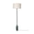 Lampadaire Gravity marbre vert / Ø 50 x H 168 cm - Gubi