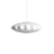 Bubble Saucer Pendant textile white / Small - Criss-crossed patterns - Hay
