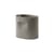 Pot de fleurs Ridge céramique marron / L 26,5 x Prof. 19,2 x H 24 cm - Muuto