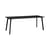 Copenhague CPH DEUX 210 Rectangular table plastic material black 200 x 75 cm - Hay