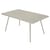 Table rectangulaire Luxembourg métal gris / 165 x 100 cm - 6 à 8 personnes - Fermob