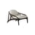 Fauteuil bas Vime INDOOR tissu beige - MORPHO