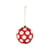 Weihnachtskugel Delight Big  n°3 glas rot / Ø 9 cm - Alessi