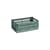 Colour Crate Basket plastic material green Small / 17 x 26.5 cm - Recycled - Hay