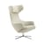 Grand Repos Padded armchair textile grey beige / Pivoting & inclining - Fabric - Vitra