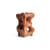 Natural Organic Sculpture natural wood / Hand-carved mahogany - 13 x 14 x H 22 cm - Ethnicraft