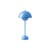 Flowerpot VP3 Table lamp metal blue / H 50 cm - By Verner Panton, 1968 - &tradition