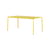 Table rectangulaire Panorama métal jaune / 160 x 90 cm - 6 places - TIPTOE