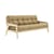 Divano convertibile Grab legno beige / L 204 cm - 3 posti - KARUP DESIGN