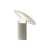 Lampe de table Era Large LED métal blanc / H 67 cm - Orientable - Mogg