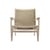 CH25 Lounge armchair natural wood / Hans J. Wegner, 1950 - Paper cord - CARL HANSEN & SON