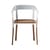 Poltrona Steelwood metallo bianco legno naturale Versione bicolore - Magis