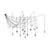 Suspension Maman Dimmable plastique noir / 14 ampoules LED incluses - Compatible variateur - Seletti