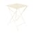 Table pliante Bistro métal beige / 57 x 57 cm - 2 personnes - Fermob